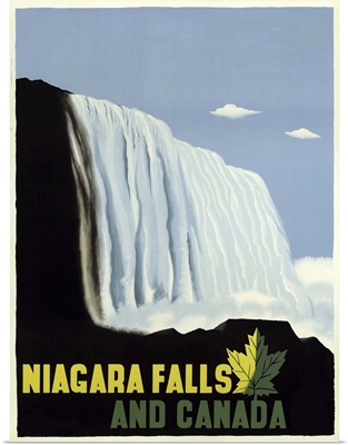 Niagara Falls and Canada - Vintage Travel Advertisement