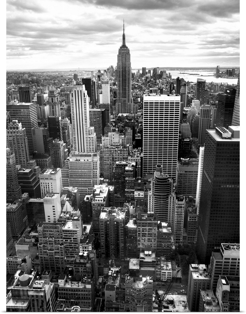 NYC Downtown II, black and white photographyNew York