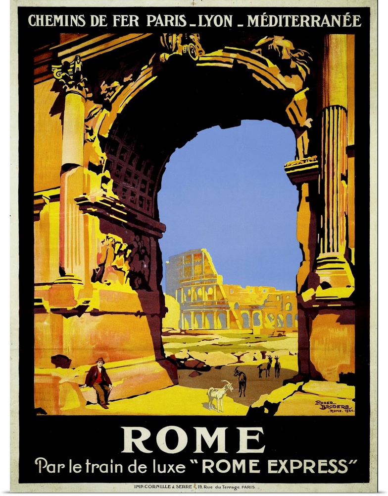 Rome Express Rome, Par le Train de Luxe