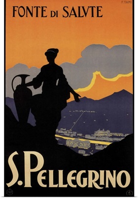 S. Pellegrino - Vintage Travel Advertisement