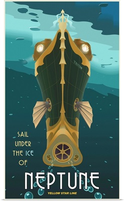 Sail Under The Ice Of Neptune