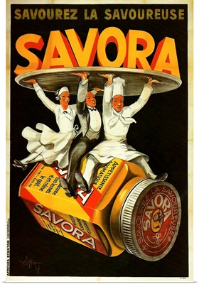 Savora Mustard - Vintage Food  Advertisement