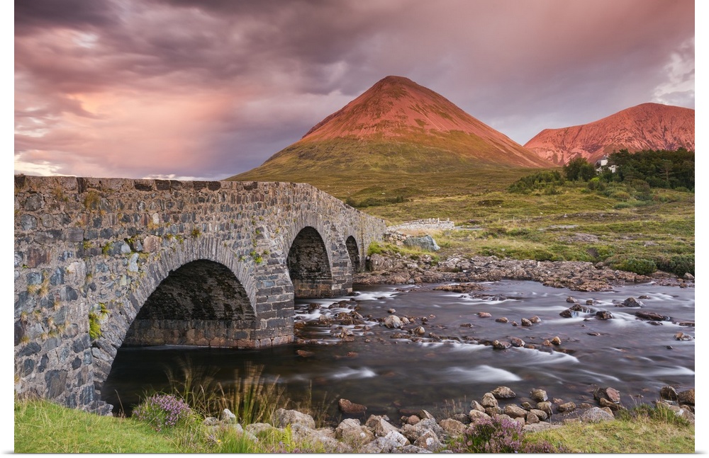 A photograph of a Scottish landscape.
