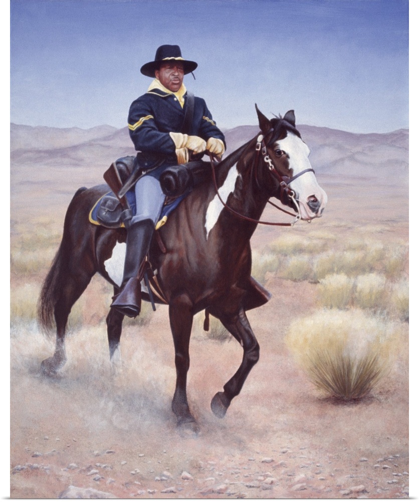 Yankee Soldier on horse back.