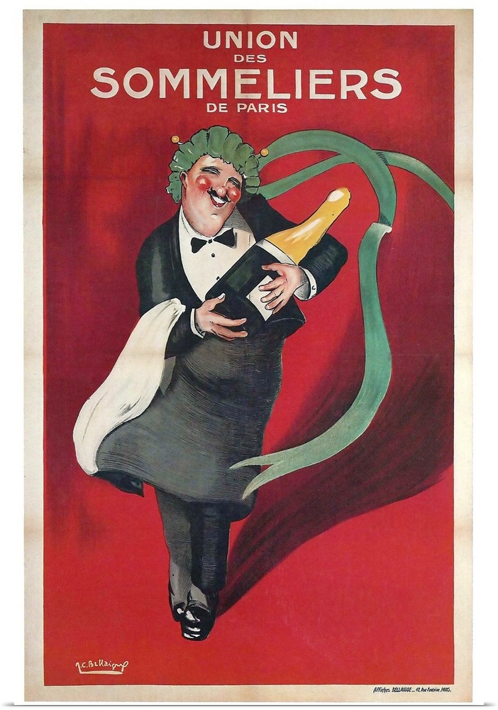 Sommeliers - Vintage Champagne Advertisement