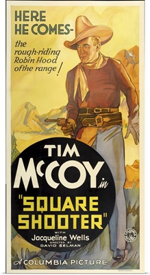 Square Shooter - Vintage Movie Poster