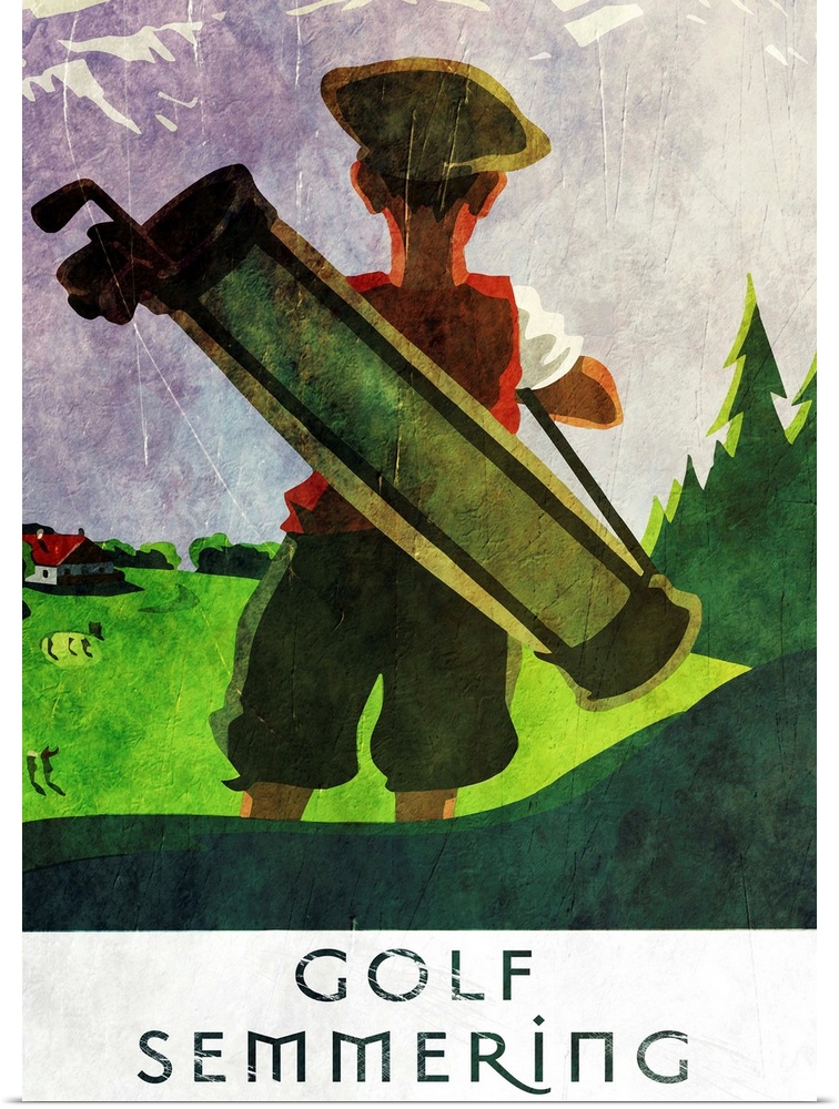 Sudbahn Hotel Golf - Vintage Advertisement