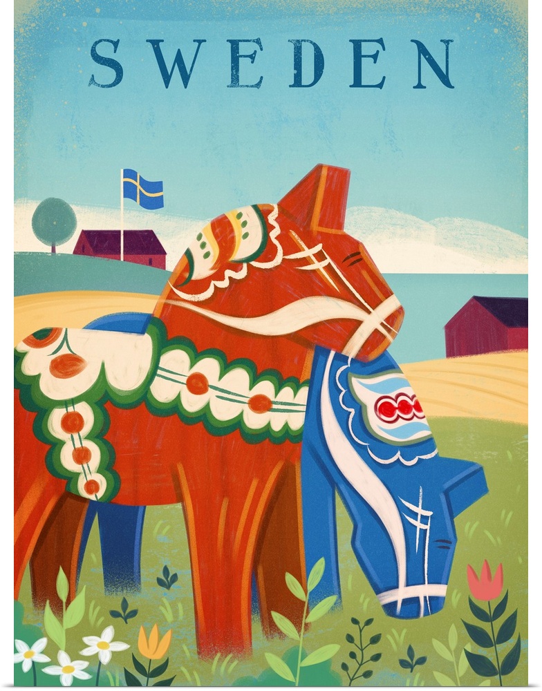 Sweden Dala Horses