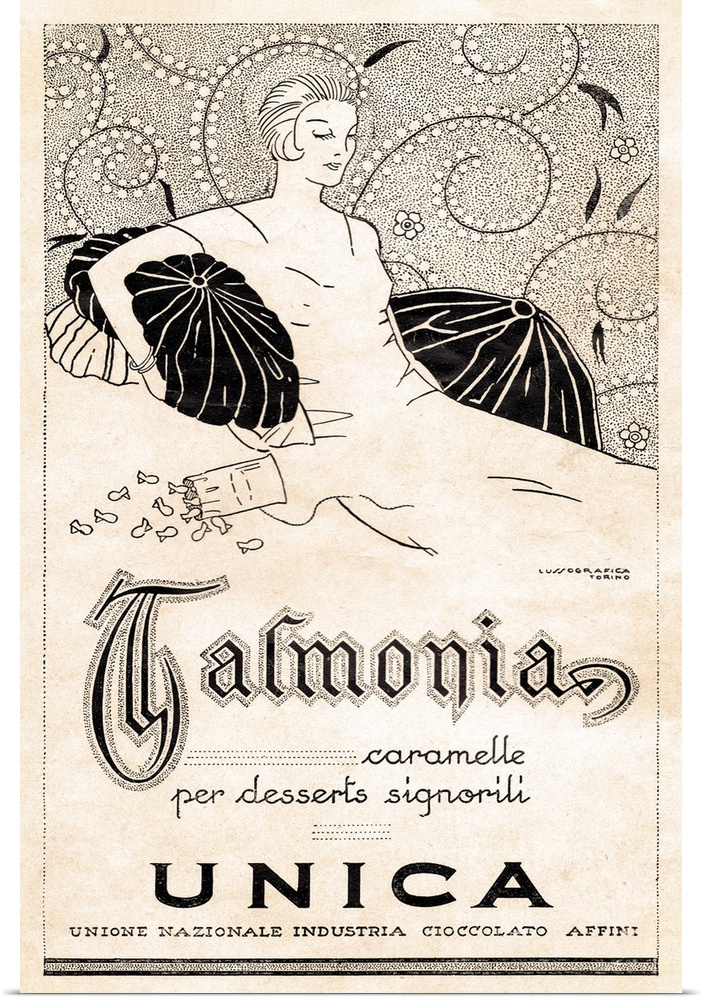 Talmonia Desserts - Vintage Advertisement