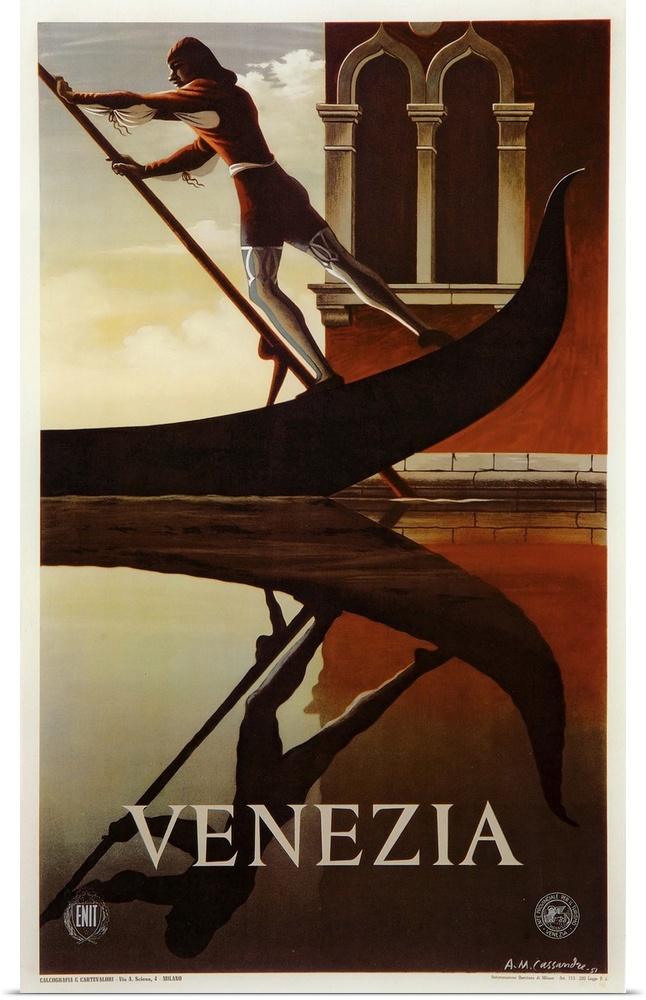 Venezia - Vintage Travel Advertisement