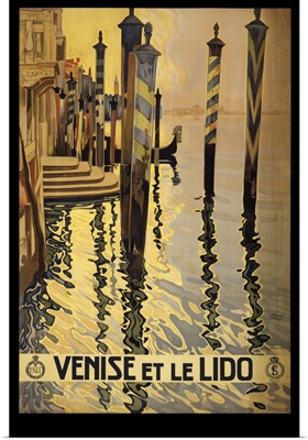 Venise et le Lido - Vintage Travel Advertisement