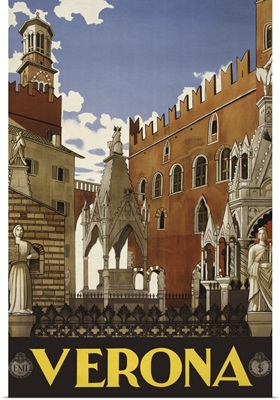 Verona - Vintage Travel Advertisement