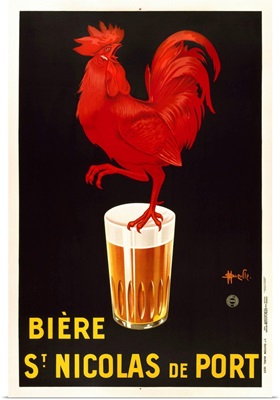 Vintage Advertising Poster - Biere St. Nicolas