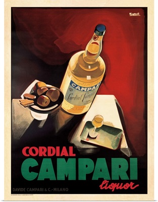 Vintage Advertising Poster - Cordial Campari