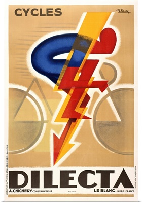Vintage Advertising Poster - Cycles Dilecta