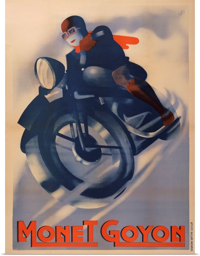 Monet Goyon Man on motorcycle