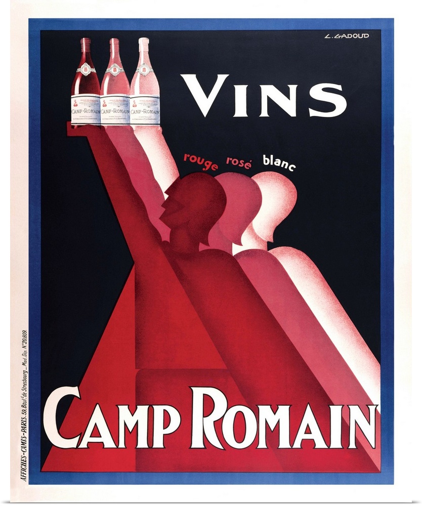 Vins Camp Romainwine bottle vintage