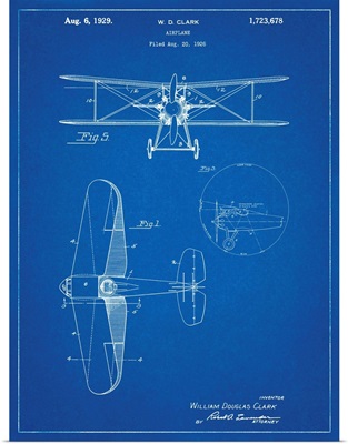 W.D. Clark Plane - Blue