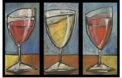 Wine Trio Triptych