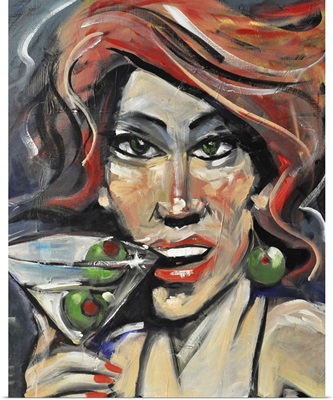 Woman With Martini
