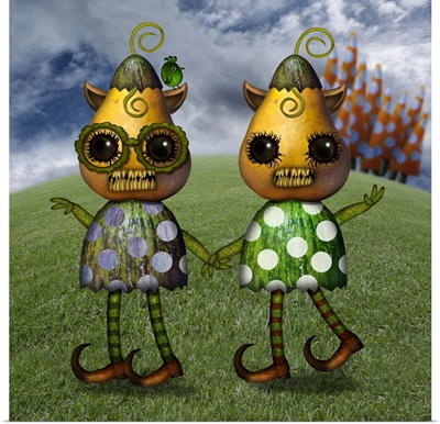 Monster Twins Of Quirky