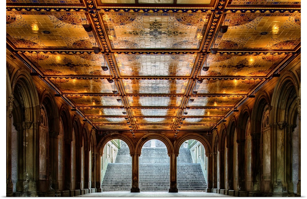 Bethesda Terrace In Central Park