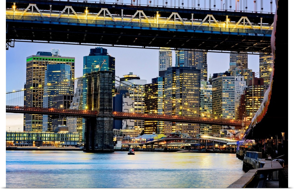 Brooklyn Bridge At Sunset