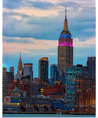 Empire State Building And Chrysler Building