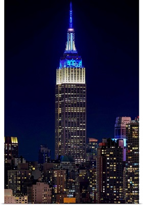 Empire State Building At Night