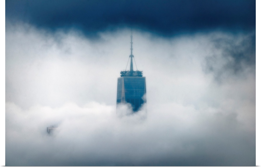 Freedom Tower Among Clouds