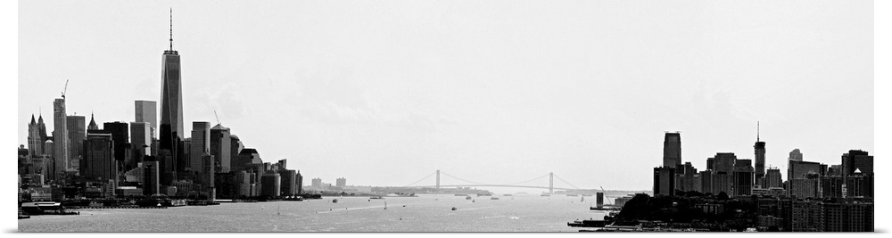 Lower Manhattan And New Jersey Panoramic View