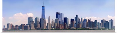 Lower Manhattan Panaromic View From Liberty State Park
