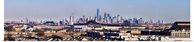 Lower Manhattan Panoramic View From New Jersey