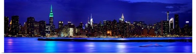 Manhattan Panoramic View At East River