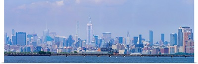 Manhattan Skyline View From Liberty State Park