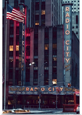 Radio City Hall At Night