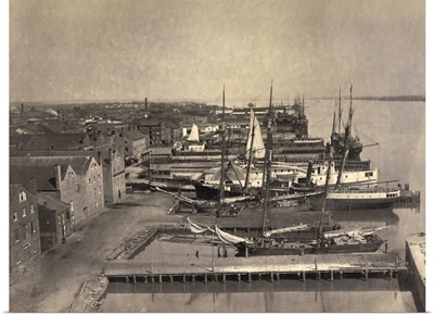 Vintage photograph of Alexandria Waterfront, Virginia