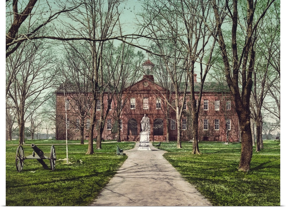 Vintage photograph of College of William and Mary, Williamsburg, Virginia