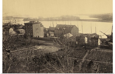 Vintage photograph of Georgetown and Potomac River, Washington, DC
