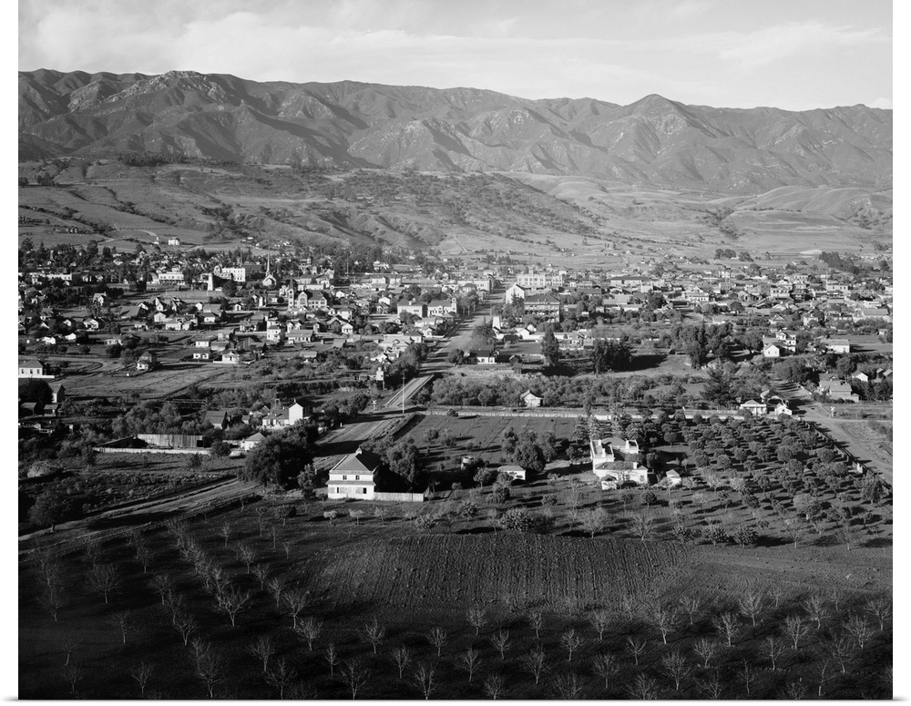 Vintage photograph of Santa Barbara, California