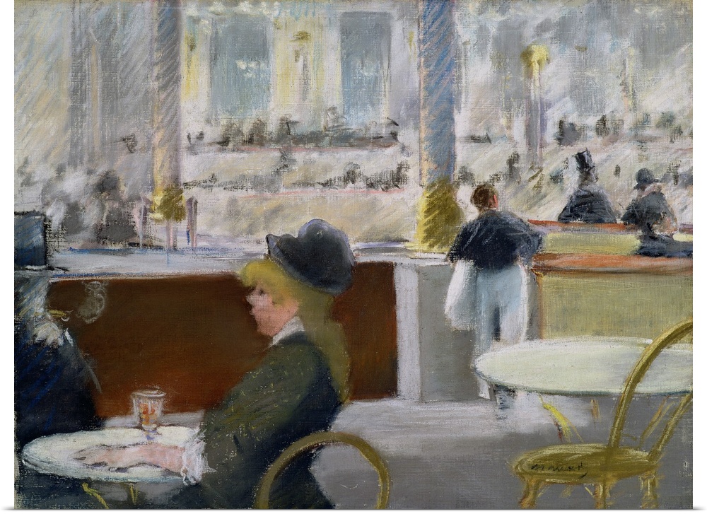 A Cafe, Place du Theatre Francais, c.1877-78
