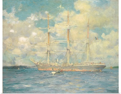 A French Barque in Falmouth Bay, 1902