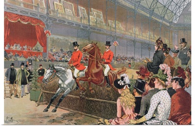 A Horse Race, by Adrien Emmanuel Marie, 1886