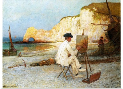 A Painter by the Sea Side, c.1885 (oil on canvas)