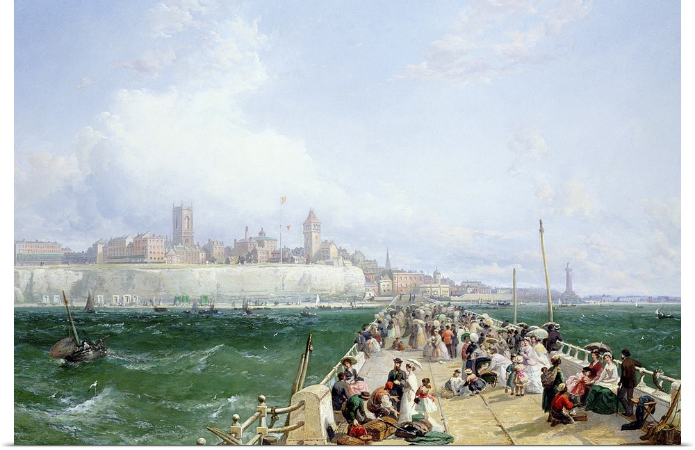 A View of Margate from the Pier, 1868