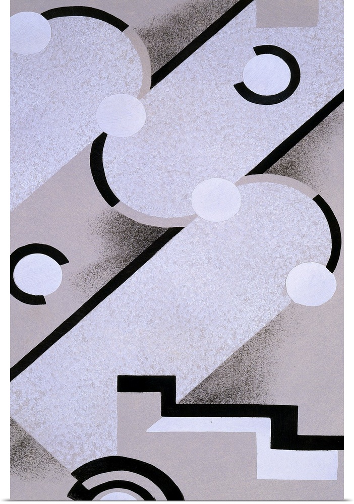 STC617987 Abstract design from 'Nouvelles Compositions D....coratives', late 1920s (colour litho) by Gladky, Serge (1880-1...