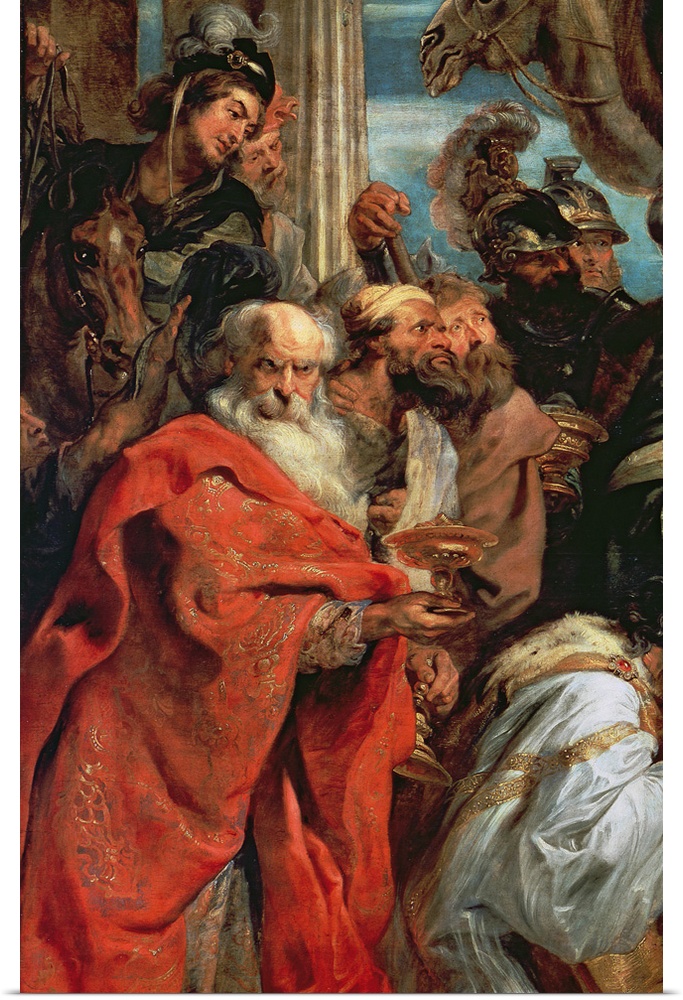 XIR320927 Adoration of the Magi, 1624 (oil on panel)  by Rubens, Peter Paul (1577-1640); Koninklijk Museum voor Schone Kun...