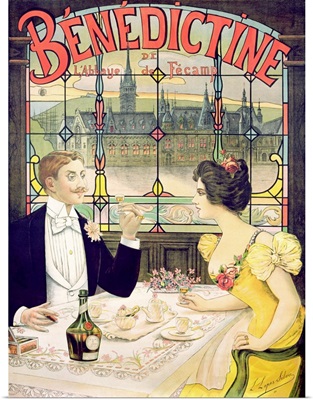 Advertisement for Benedictine, printed by Imp. Andre Silva, Paris, 1898