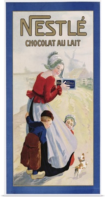 Advertisement for Nestle Chocolat au Lait, c.1920