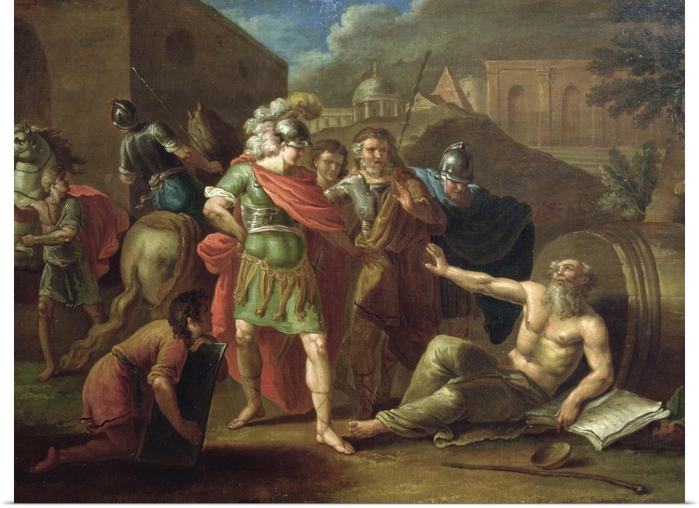 Alexander the Great visits Diogenes at Corinth, 1787
